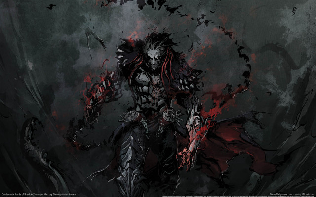 Demonic demon sword blood face free wallpaper - medium preview image