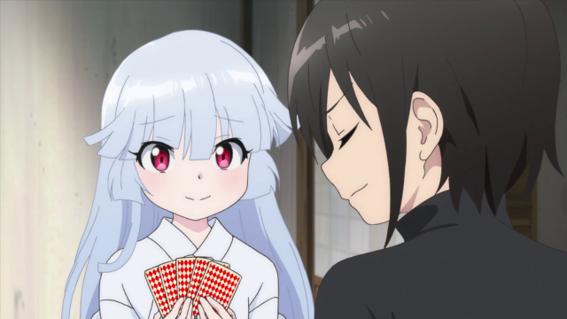 Anime man woman red eyes free wallpaper - medium preview image