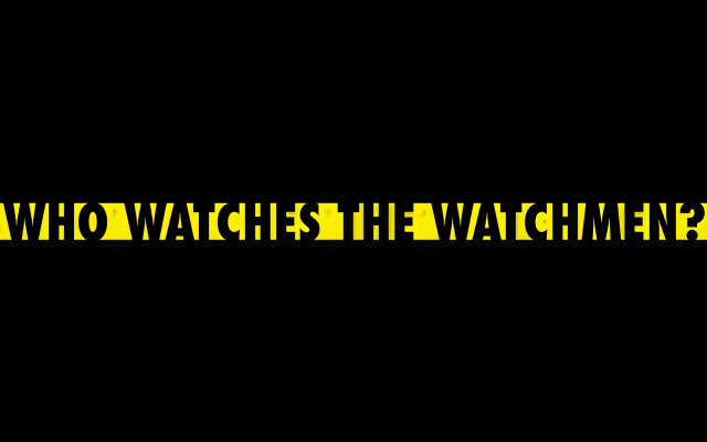 Yellow black sign who watches free wallpaper - medium preview image