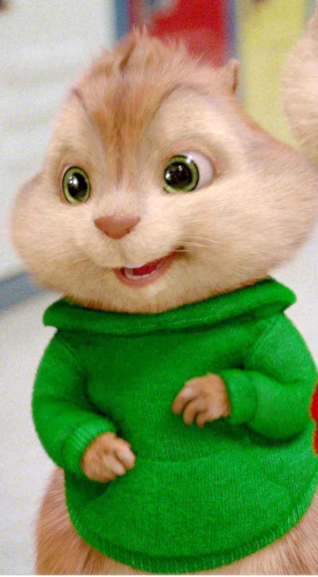 Cartoon character green sweater red free wallpaper - medium preview image