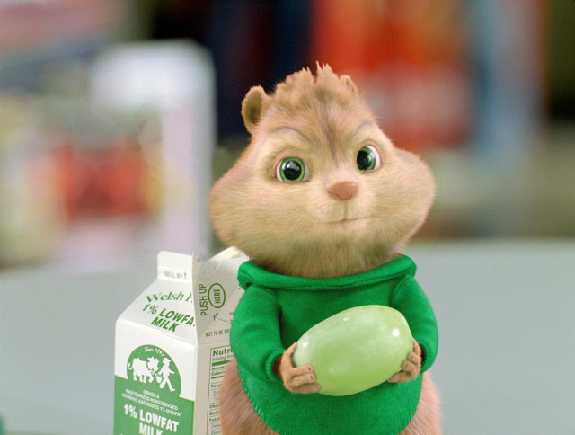 Toy chipmunk green apple carton free wallpaper - medium preview image
