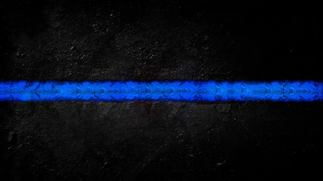 Blue line dark black background free wallpaper - medium preview image