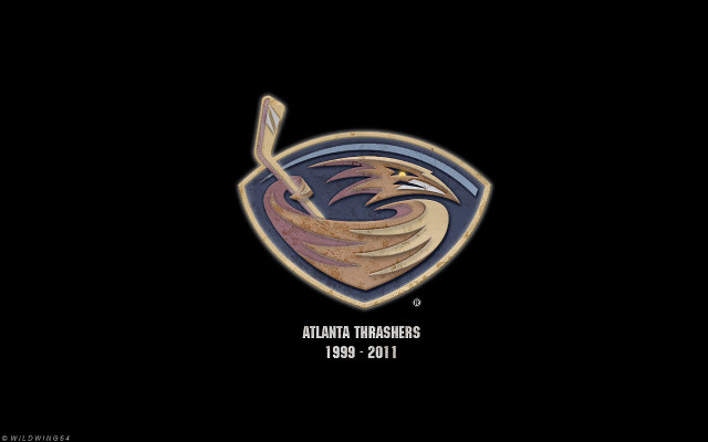 Atlanta thrashs logo gold eagle free wallpaper - medium preview image