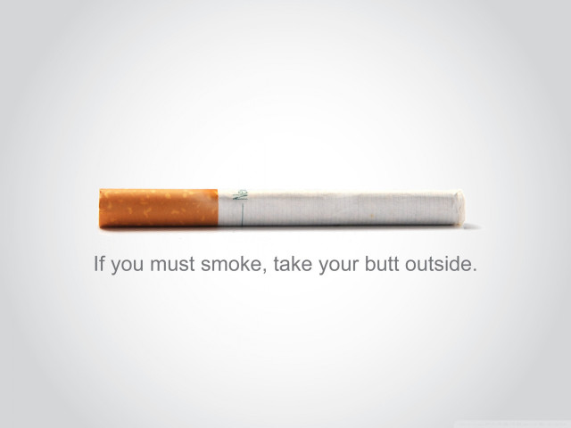 Cigarette sticker if you must free wallpaper - medium preview image