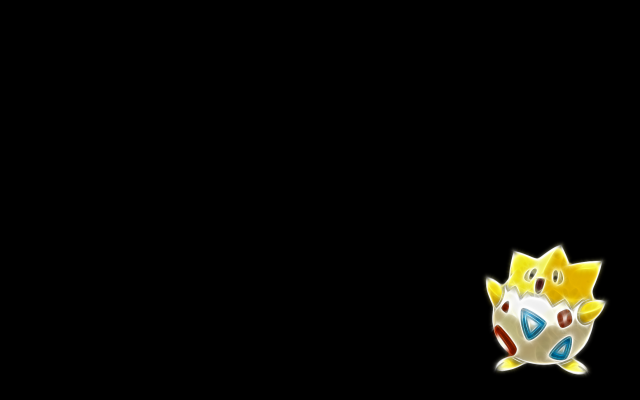 Pikachu black background character image free wallpaper - medium preview image