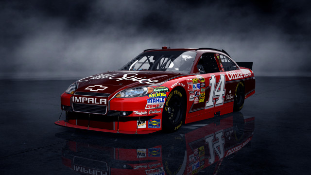 Red race car number side free wallpaper - medium preview image