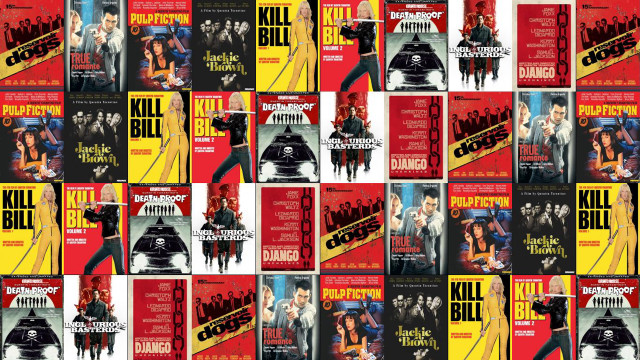Pulp club movie posters collage free wallpaper - medium preview image