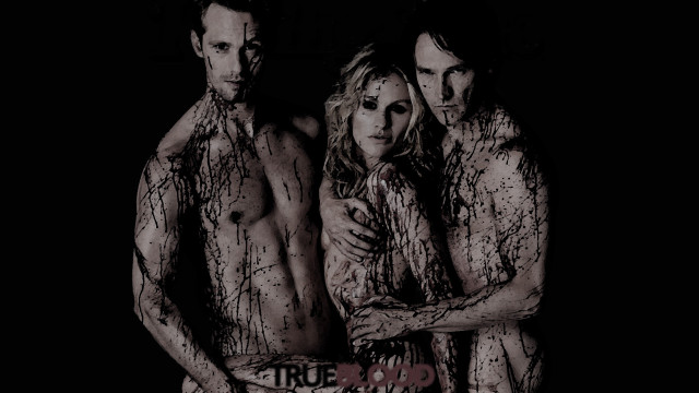 Mud covered man woman dark free wallpaper - medium preview image
