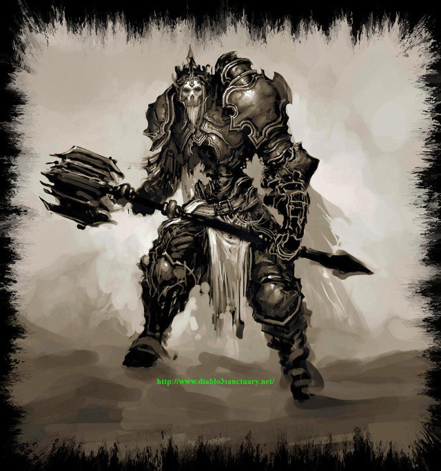 Knight sword shield digital painting free wallpaper - medium preview image