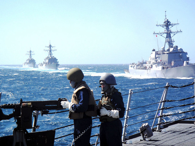 Men ship battleship ocean background free wallpaper - medium preview image