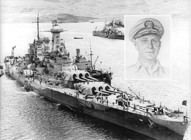 Battleship sailor black white photo free wallpaper - medium preview image