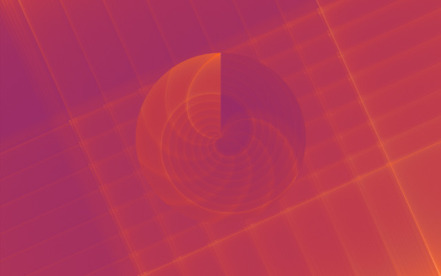 Red orange background circular design #2 free wallpaper - medium preview image