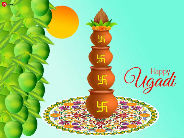 Happy vagadi vase flowers tablecloth free wallpaper - medium preview image