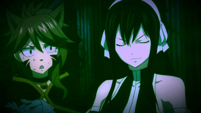 Anime characters dark room green free wallpaper - medium preview image