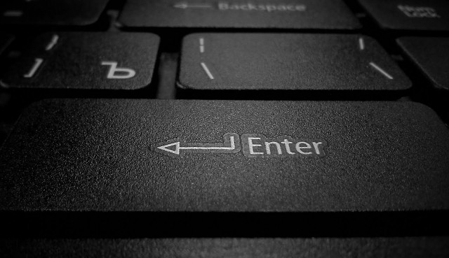 Close up keyboard enter button free wallpaper - medium preview image