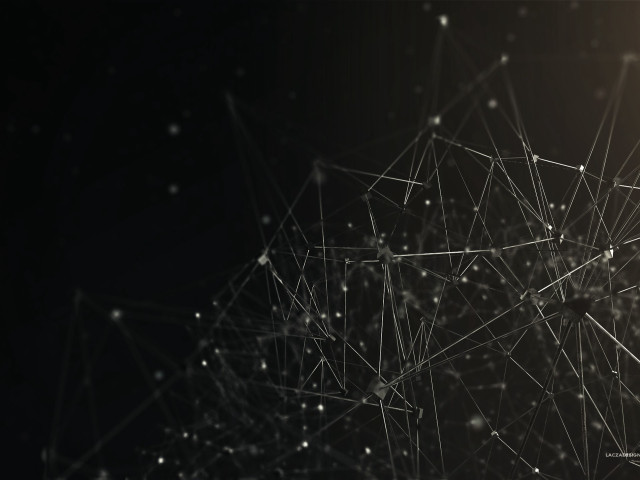Futuristic network light bulb constellation free wallpaper - medium preview image
