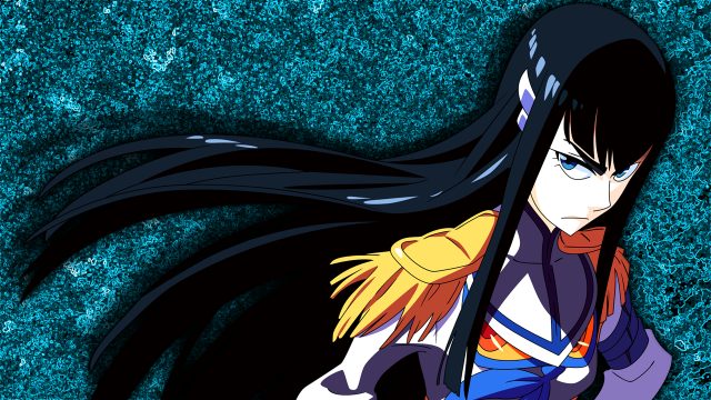 Anime character long black hair free wallpaper - medium preview image