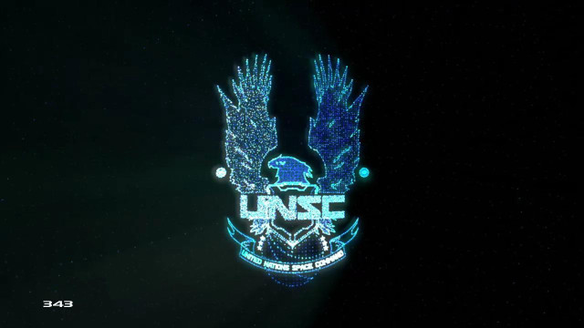 Space logo blue light night free wallpaper - medium preview image