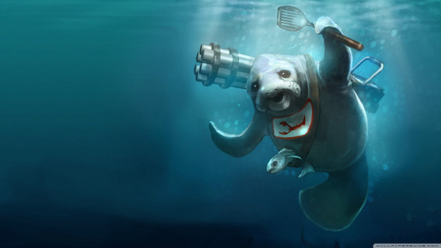 Cartoon bear spatula water grill free wallpaper - medium preview image