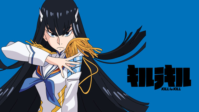 Anime character holding bird blue free wallpaper - medium preview image