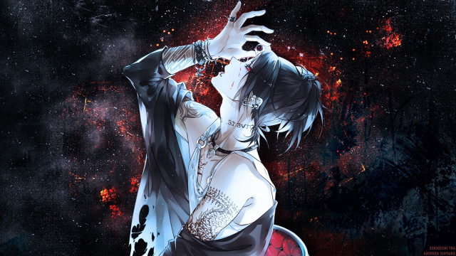 Gothic anime aya goda blood free wallpaper - medium preview image