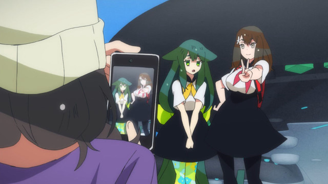 Taking selfie multiple girls neo free wallpaper - medium preview image