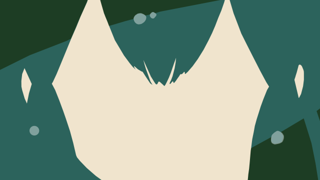 White object green bubbles minimalist free wallpaper - medium preview image