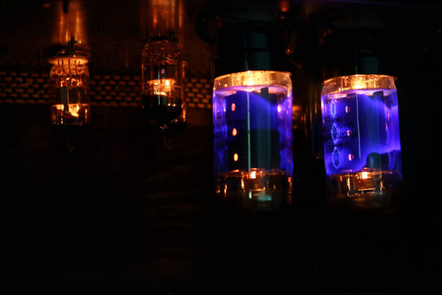 Table lights dark bottles illumination free wallpaper - medium preview image