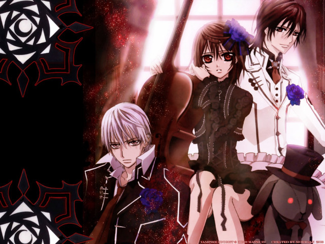 Anime couple chair window rose free wallpaper - medium preview image