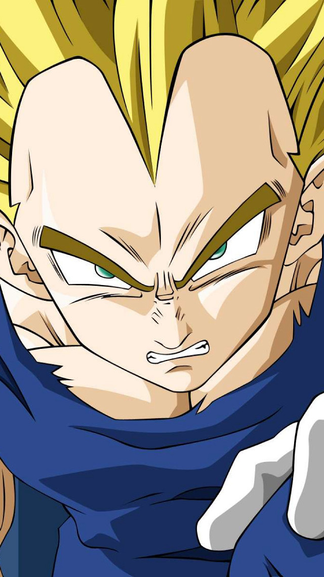 Vegeta super saiyan closeup manga free wallpaper - medium preview image