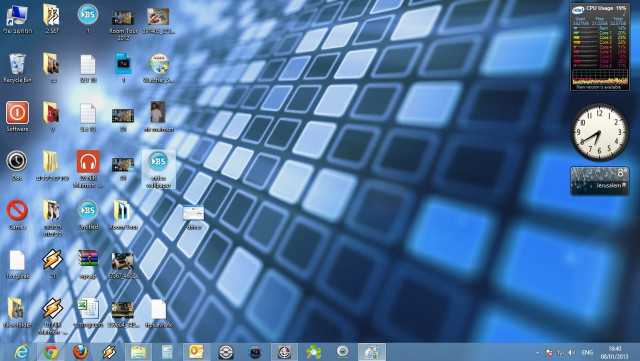 Desktop computer clock icons screen free wallpaper - medium preview image