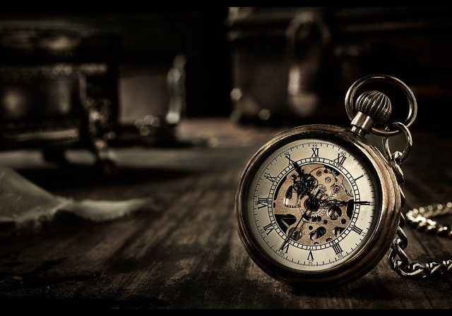 Pocket watch table chain paper free wallpaper - medium preview image