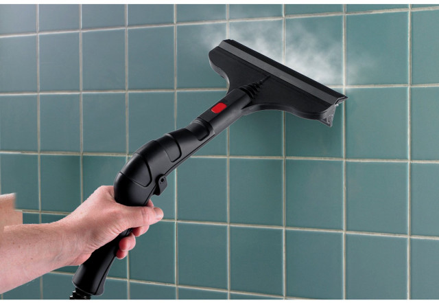 Person holding hair dryer steam free wallpaper - medium preview image