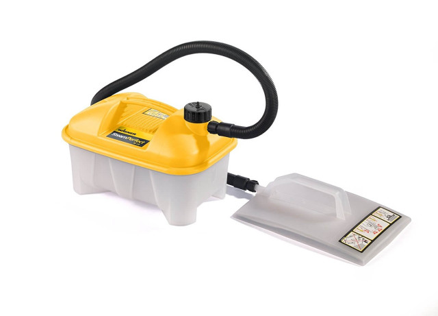 Yellow white bucket hose airbrush free wallpaper - medium preview image