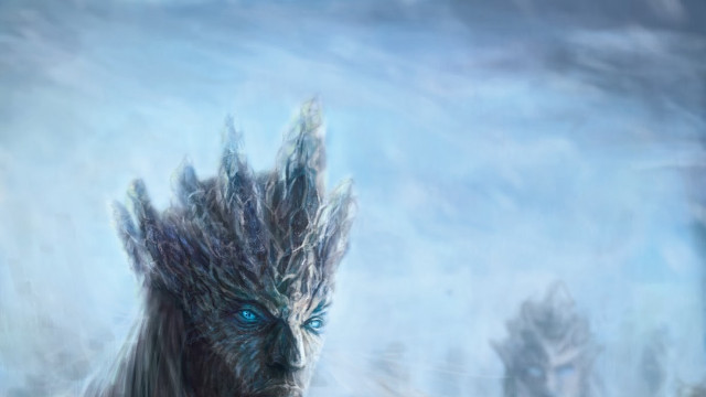 Blue eyes creature beard long free wallpaper - medium preview image