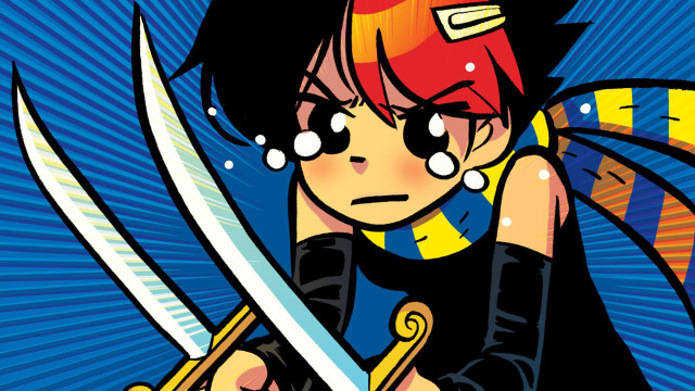 Cartoon character knife sword blue free wallpaper - medium preview image