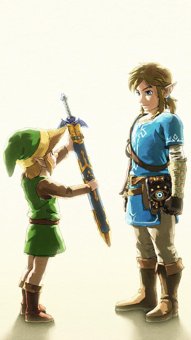 Couple people standing sword link free wallpaper - medium preview image