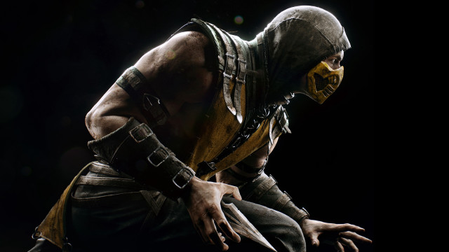 Man yellow mask black outfit #2 free wallpaper - medium preview image