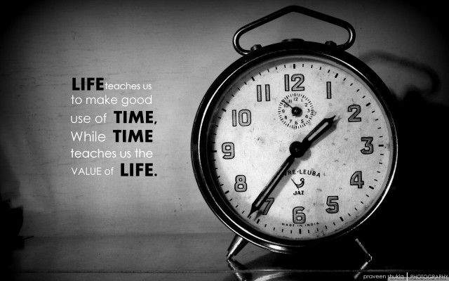Clock quote table wallpaper wallpapered free wallpaper - medium preview image