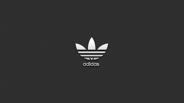 Adidas logo black background white #2 free wallpaper - medium preview image