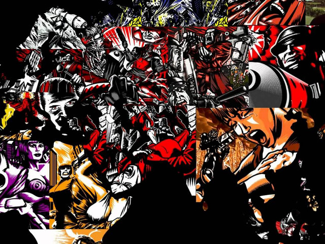 People motorcycle collage colors sizes free wallpaper - medium preview image