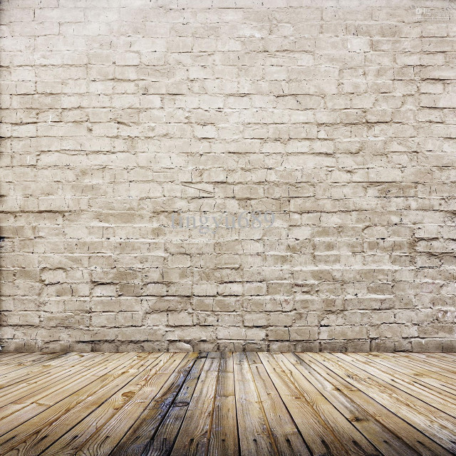 Brick wall wooden floor window free wallpaper - medium preview image