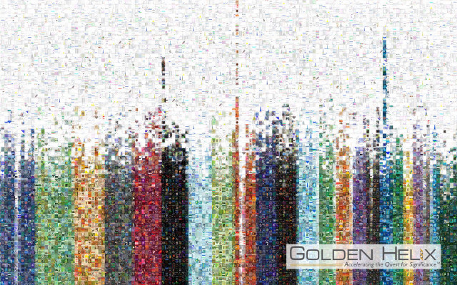 Colorful city dots golden hex free wallpaper - medium preview image