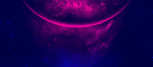 Red blue space large object free wallpaper - medium preview image