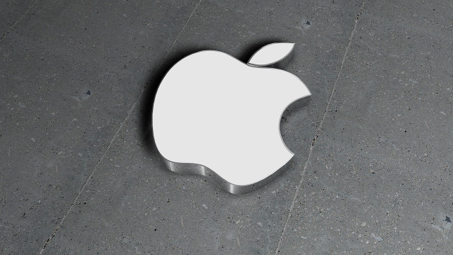 White apple logos ambient occlusion free wallpaper - medium preview image