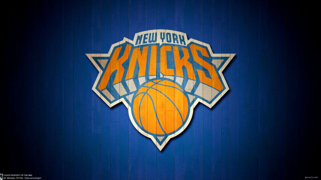 Newyork basketball logo blue wall free wallpaper - medium preview image