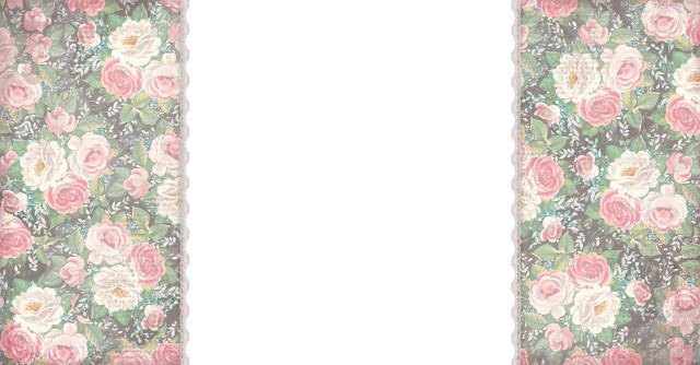 Floral curtain lace edge flower free wallpaper - medium preview image