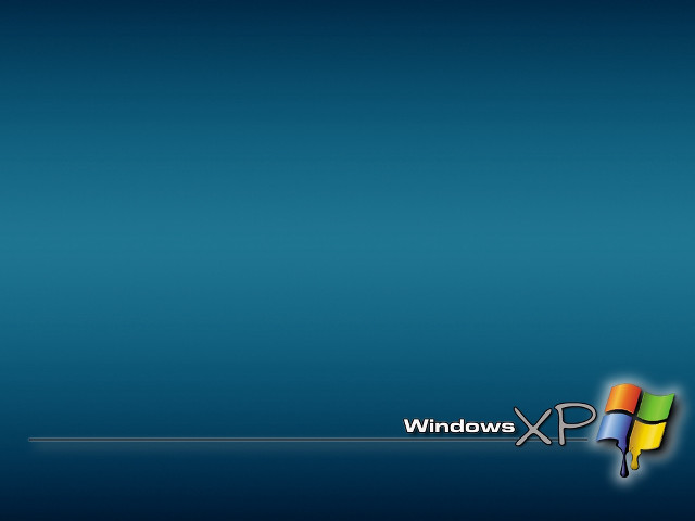 Blue background windows xp logo free wallpaper - medium preview image