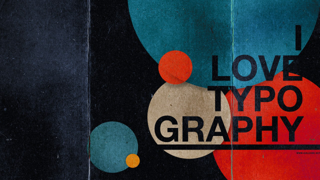 I love typo graphy black #2 free wallpaper - medium preview image