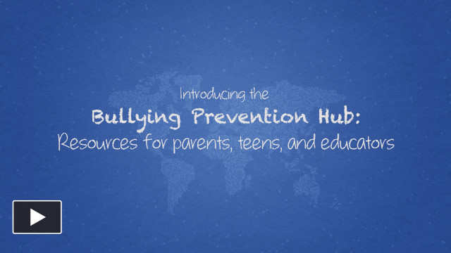 Blue world map bullying awareness free wallpaper - medium preview image